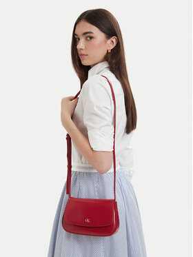 Calvin Klein Ročna torba Calvin Klein Ck Flap Camera Bag LV04F3421G Rdeča