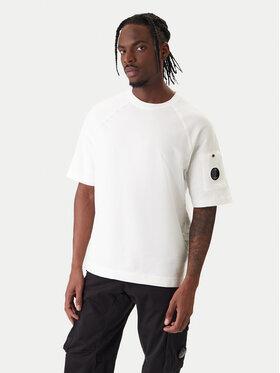 C.P. Company C.P. Company Camiseta 20CMSS034A002246G Écru Regular Fit