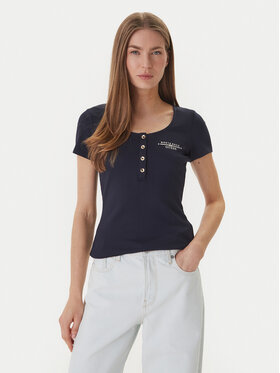 Guess Guess Camiseta GUESS x NORTH SAILS W6GP01 K2658 Azul marino Regular Fit