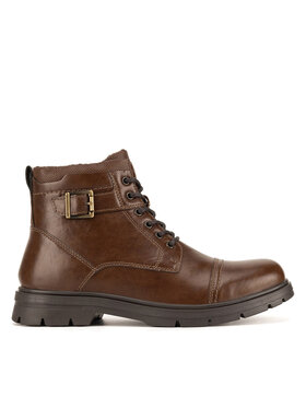 Lanetti Šnurovacia obuv Lanetti BENGAL-03 MBS Hnedá