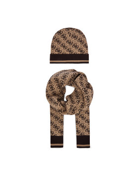 Guess Набір Шарф і Шапка Guess GFBOXM P6102 Бежевий