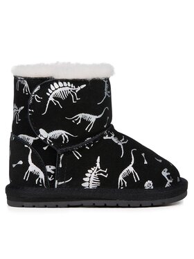 EMU Australia Schneeschuhe EMU Australia Toddle Reflective Dino B12966 Schwarz