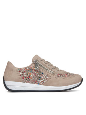 Rieker Sneakersy Rieker N1112-62 Béžová