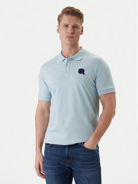 KARL LAGERFELD KARL LAGERFELD Polo 745015 562231 Celeste Regular Fit