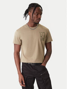 G-STAR G-Star Raw Футболка Text Chest D25968-C506 6057 Зелений Regular Fit
