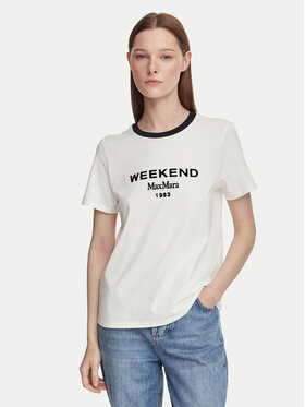 Weekend Max Mara Weekend Max Mara Camiseta Edison 2625976041 Blanco Regular Fit