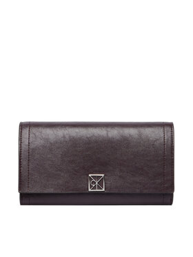 Calvin Klein Πορτοφόλι Calvin Klein Emblem Hw Long Bifold LV04F1316G Καφέ
