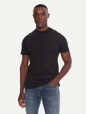 KARL LAGERFELD KARL LAGERFELD Camiseta 755037 554227 Negro Regular Fit