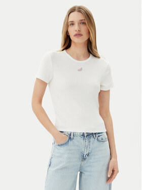 ONLY ONLY Футболка Daniella 15350554 Білий Slim Fit
