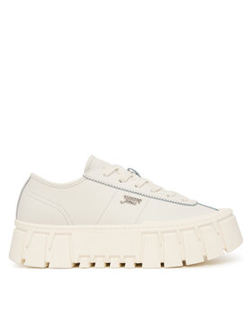 Tommy Jeans Sneakersy Tommy Jeans Tjw Platform Sneaker Leather Lc EN0EN03165 Biela