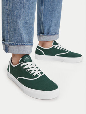 Tommy Hilfiger Teniși Tommy Hilfiger Th Vulc Cup Long Lace Canvas FM0FM05874 Verde