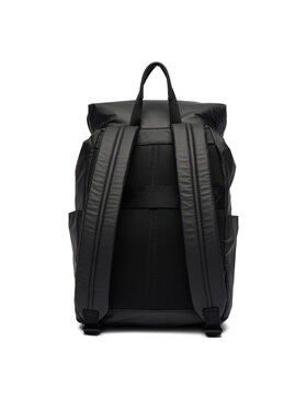 Calvin Klein Σακίδιο Calvin Klein Rubberized Flap Backpack LV04D3479G Μαύρο
