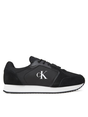 Calvin Klein Jeans Snīkeri Calvin Klein Jeans Retro Runner Sock Lace Up Ny-Su YM0YM01326 Melns