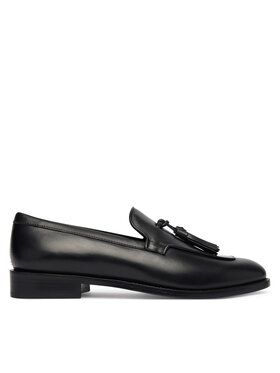Max Mara Loafersy Max Mara 2614521411600 Czarny