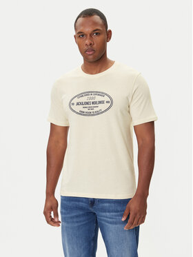 Jack & Jones Jack & Jones Camiseta York 12283800 Écru Relaxed Fit