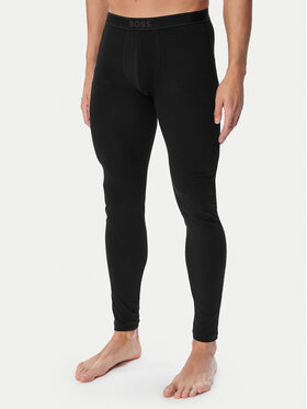 BOSS BOSS Calzoncillos largos Long John 365 Solid 50569369 Negro Slim Fit