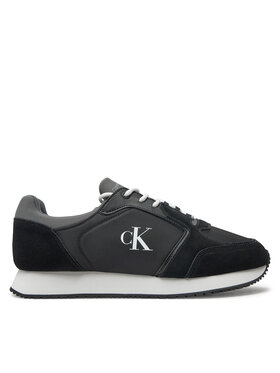 Calvin Klein Jeans Sneakersy Calvin Klein Jeans Retro Sock Runner Mg Wmm YM0YM01152 Čierna