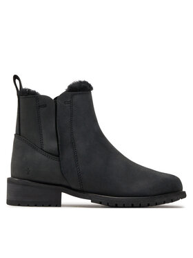 EMU Australia Kotníková obuv s elastickým prvkem EMU Australia Pioneer Leather W11692 Černá