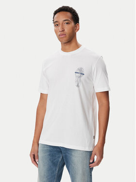 BOSS BOSS Camiseta 50571291 Blanco Regular Fit