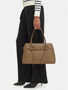 Tommy Hilfiger Soma Tommy Hilfiger Th Buckle Tote AW0AW19032 Bēšs