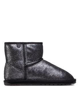 EMU Australia Sniega zābaki EMU Australia Wallaby Mini Metallic Teens T12358 Melns