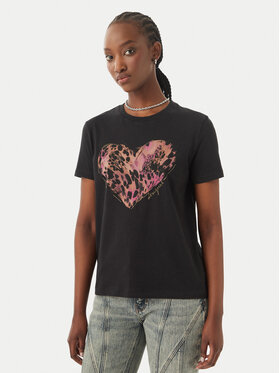 Desigual Desigual Marškinėliai Tiger 26SWTK53 Juoda Regular Fit