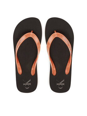 Calvin Klein Jeans Žabky Calvin Klein Jeans Beach Sandal Monologo Tpu YW0YW01719 Zlatá