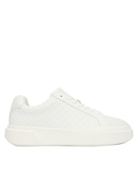 Calvin Klein Tenisice Calvin Klein Chunky Cupsole Laceup Lth Aop YW0YW02058 Bijela