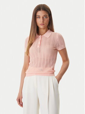 Guess Guess Поло W6GR25 Z0672 Оранжевий Regular Fit