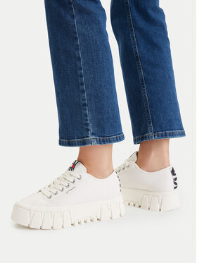 Tommy Jeans Superge Tommy Jeans Tj Platform Sneaker Zebra EN0EN03070 Bela
