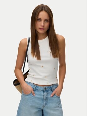 Vero Moda Vero Moda Top Naja 10341964 Blanco Slim Fit