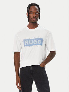 HUGO HUGO Camiseta Naxter 50570028 Blanco Regular Fit