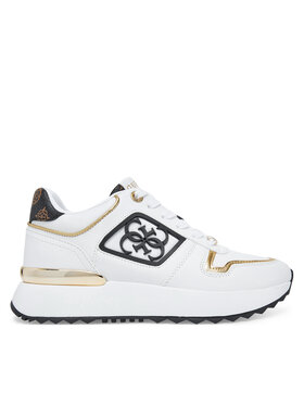 Guess Sneakersy Guess FLJKOY ELE12 Biela