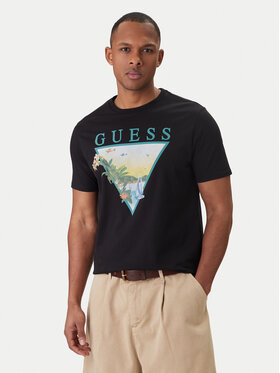 Guess Guess Camiseta M6GI49 K3584 Negro Reglan Fit