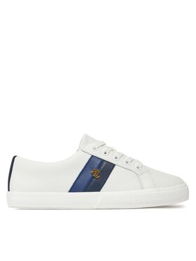 LAUREN RALPH LAUREN Sneakersy Lauren Ralph Lauren Janson II 802925365002 Biela