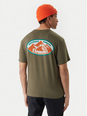 Element Element Camiseta Epic ELYZT00578 Caqui Regular Fit