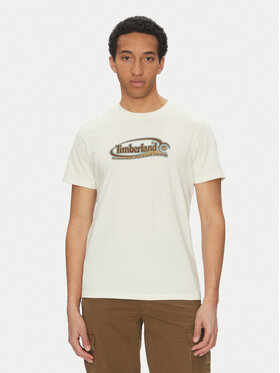 Timberland Timberland Футболка TB0A6DJY Білий Regular Fit