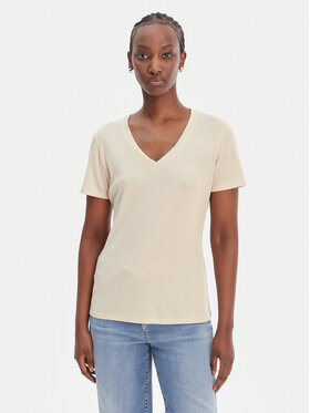 Liu Jo Sport Liu Jo Sport Camiseta TA6175 J3845 Écru Regular Fit