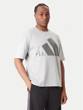 adidas adidas Футболка JM1707 Сірий Loose Fit