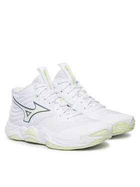 Mizuno Обувки за зала Mizuno Wave Momentum Elite Mid V1GC2517 Бял