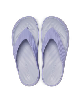 Crocs Šlepetės per pirštą Crocs Getaway Groove Platform Flip 210700 Violetinė