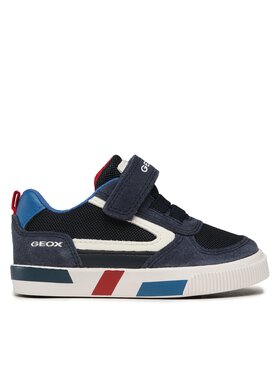 Geox Sneakersy Geox B Kilwi Boy B35A7B01422C4211 M Tmavomodrá