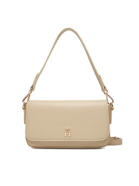 Tommy Hilfiger Kabelka Tommy Hilfiger Th Icon Conv AW0AW17677 Béžová