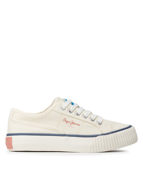 Pepe Jeans Кросівки Pepe Jeans Ottis Platform Girl Білий