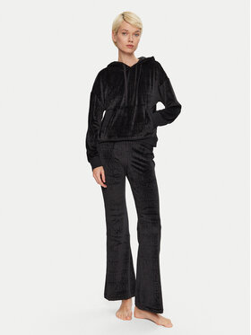 DKNY DKNY Pižama YI80034 Juoda Relaxed Fit