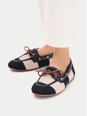 Tommy Hilfiger Mokasini Tommy Hilfiger Th Flex FW0FW09506 Mornarsko modra