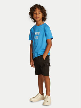 Calvin Klein Jeans Calvin Klein Jeans T-shirt Good Level IB0IB02456 Blu Regular Fit