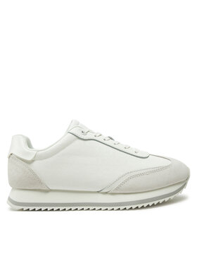 Calvin Klein Snīkeri Calvin Klein Runner Lace Up - Mono Mix HW0HW02294 Balts