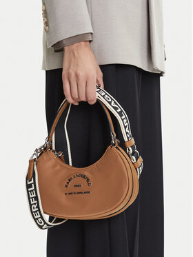 KARL LAGERFELD Ročna torba KARL LAGERFELD A2W30086 Rjava