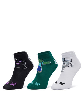 adidas Довгі шкарпетки adidas Adidas Minecraft Kids 3 Pairs Per Pack Socks KR2352 Кольоровий